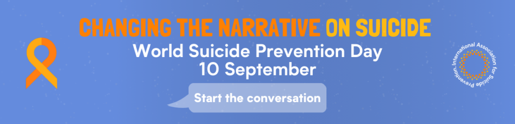 Banner for World Suicide Prevention Day on September 10