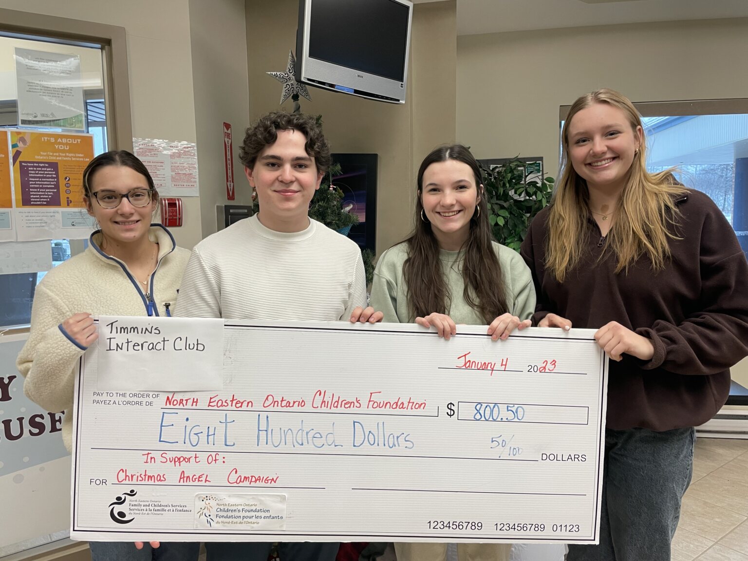 Youth with the Timmins Interact Club making an impact with an $800 ...