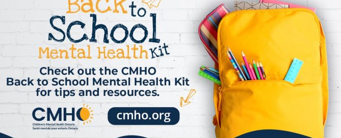 back to school mental health kit graphic